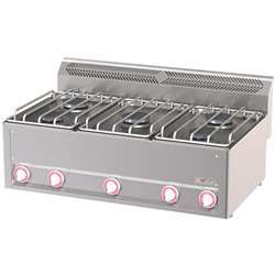 Cuisini&egrave;re 5 feux gaz, -Top- - Diamond - WR-G6FT-17