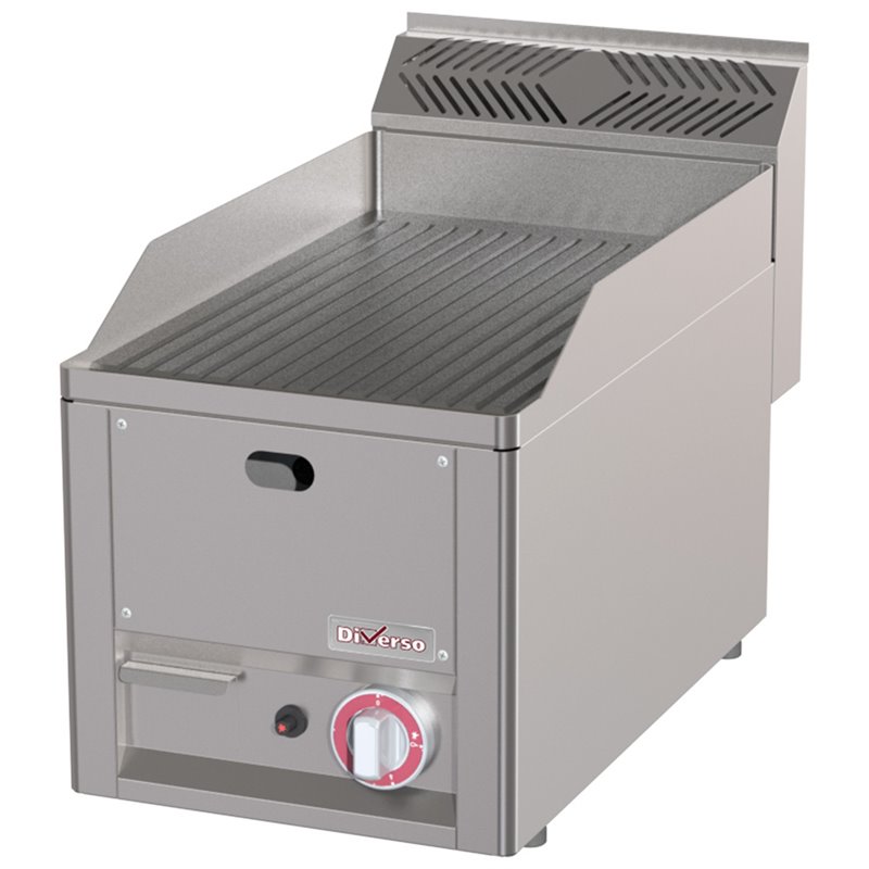 Plaque de cuisson rainur&eacute;e, gaz, -Top- - Diamond - WR-GPRS-24