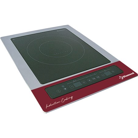 Plaque &agrave; induction "encastrable" 6 kW-TRI, touches tactiles - Diamond - IND-60IP/TR-SH/R