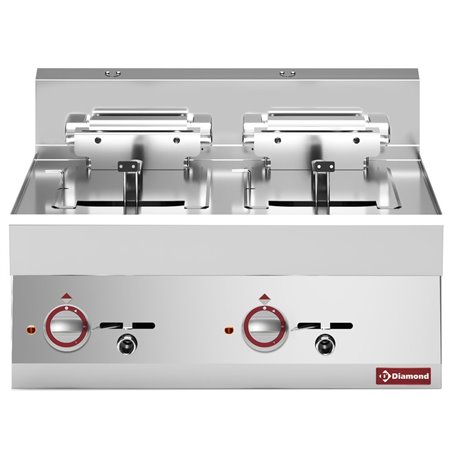 Friteuse &eacute;lectrique 2 cuves 10 litres -Top- - Diamond - E65/F20-7T-N