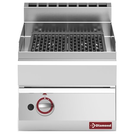 Grill-vapeur gaz, avec grille de cuisson en fonte -Top- - Diamond - G65/GGF4T-N
