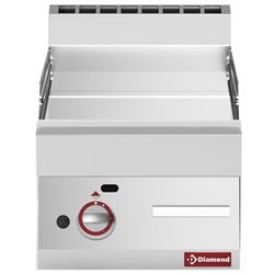 Plaque de cuisson gaz lisse -Top- chrome dur "50 &micro;m" - Diamond - G65/PLCD4T-N