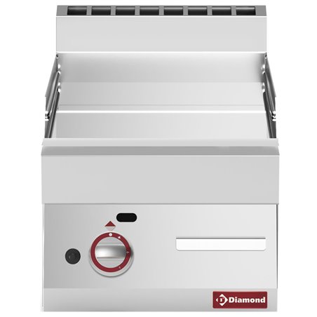 Plaque de cuisson gaz lisse -Top- chrome dur "50 &micro;m" - Diamond - G65/PLCD4T-N