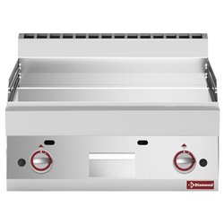 Plaque de cuisson gaz lisse -Top- chrome dur "50 &micro;m" - Diamond - G65/PLCD7T-N