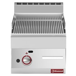 Plaque de cuisson gaz rainur&eacute;e -Top- - Diamond - G65/PR4T-N