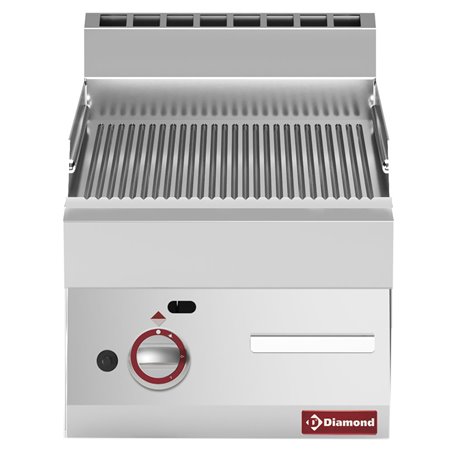 Plaque de cuisson gaz rainur&eacute;e -Top- - Diamond - G65/PR4T-N