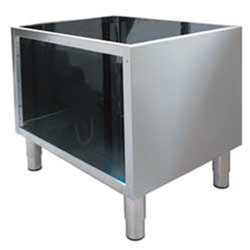 Soubassement ouvert en acier inox AISI 304  - Diamond - N65/BA7-N