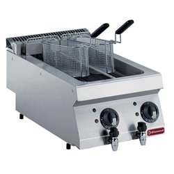 Friteuse &eacute;lectrique, 2x 5 litres -TOP- - Diamond - E17/F2V54T-N