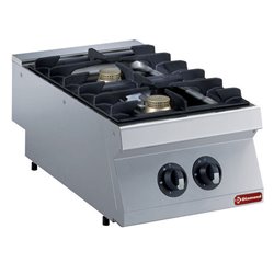 Cuisini&egrave;re gaz 2 feux, 2x 5,5 kW -TOP- - Diamond - G17/2F4T-N