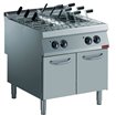 Cuiseur &agrave; p&acirc;tes &eacute;lectrique, 2 cuves GN 1/1, sur meuble (sans paniers) - Diamond - E22/CPA8-N
