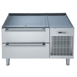 Soubassement r&eacute;frig&eacute;r&eacute; ou cong&eacute;lation &agrave; 2 tiroirs - Diamond - N22/SDT12-R2
