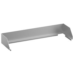 Rebord anti-&eacute;claboussures inox, plaque 700mm - Diamond - A7/PS11-N