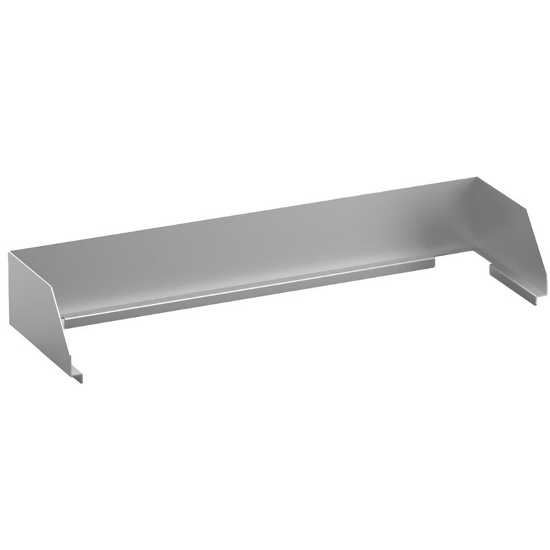 Rebord anti-&eacute;claboussures inox, plaque 700mm - Diamond - A7/PS11-N