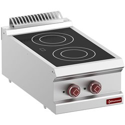 Cuisini&egrave;re &eacute;lectrique vitroc&eacute;ramique 2 zones -Top- - Diamond - E7/2VC4T-N