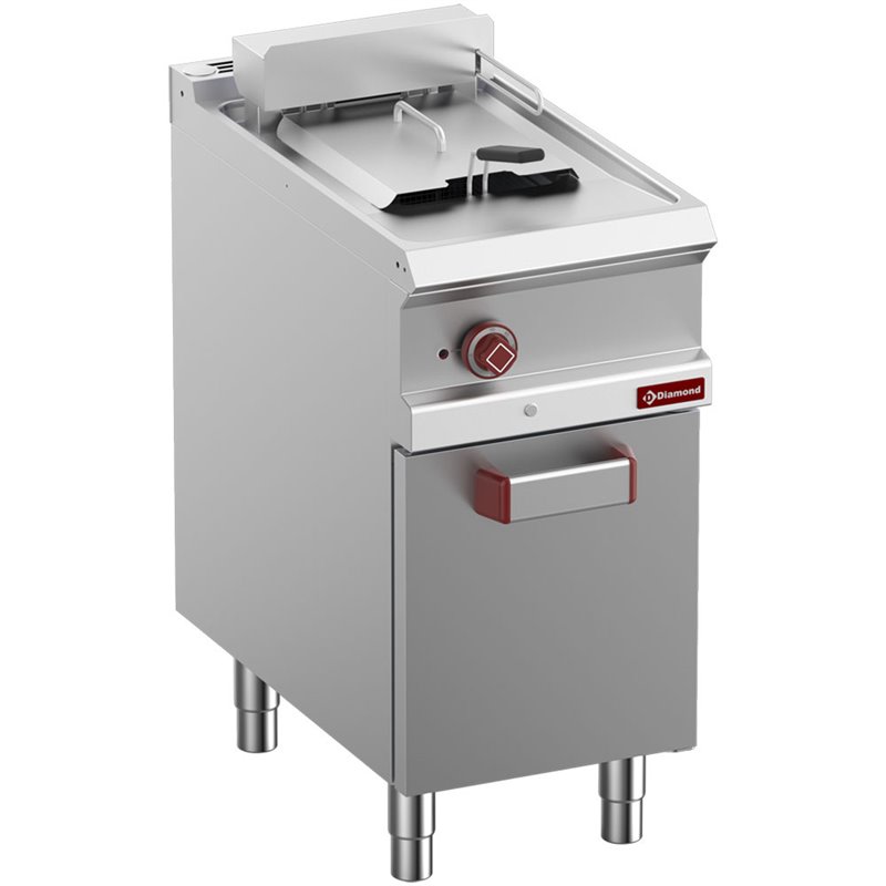 Friteuse &eacute;lectrique 1 cuve 13 litres sur armoire - Diamond - E7/F13A4-N