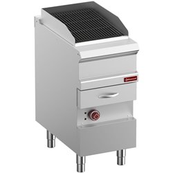 Grill Vapeur &eacute;lectrique, grille en fonte "double face", module 1/2, - Diamond - E7/GVQA4-N