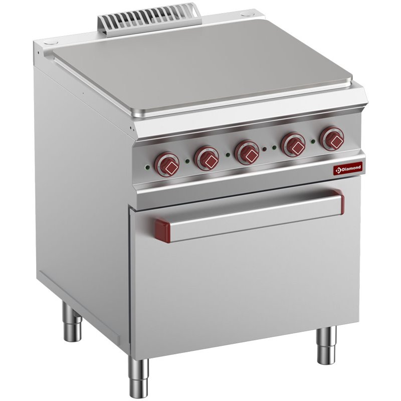 Fourneau taque &eacute;lectrique , module 1/1, sur four GN 2/1 - Diamond - E7/STF7-N