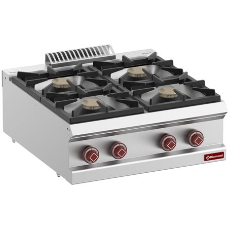 Cuisini&egrave;re gaz 4 feux vifs -Top- - Diamond - G7/4B7T-N