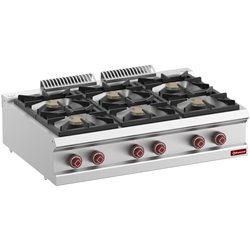 Cuisini&egrave;re gaz 6 feux vifs -Top- - Diamond - G7/6B11T-N