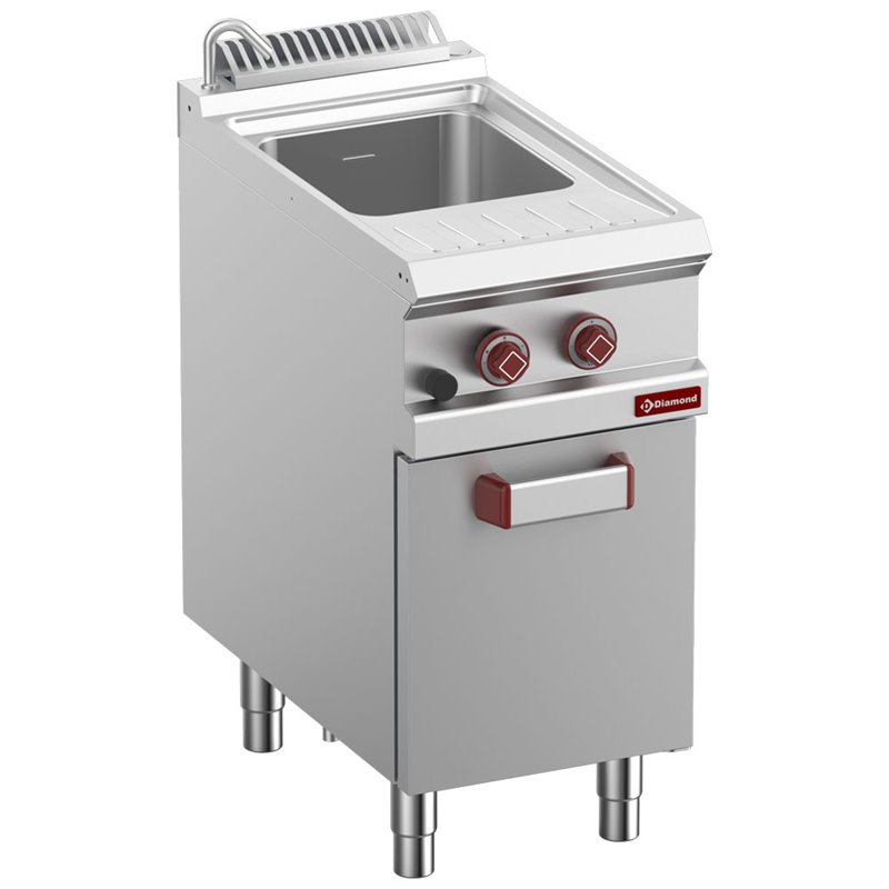 Cuiseur &agrave; p&acirc;tes gaz 1 cuve 26 Lt (s/paniers), sur armoire - Diamond - G7/CPA4-N
