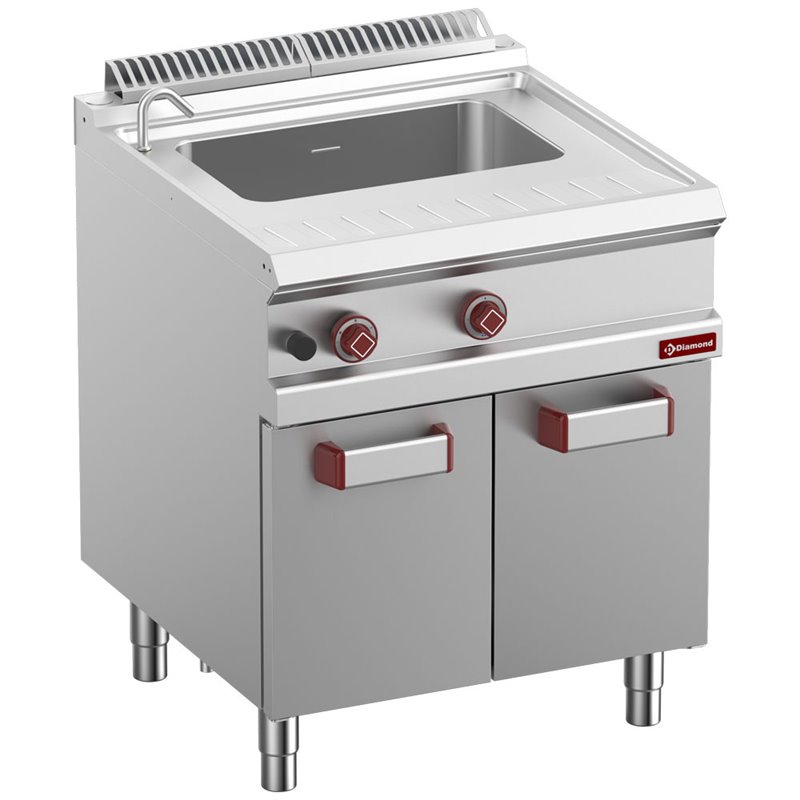 Cuiseur &agrave; p&acirc;tes gaz 1 cuve 40 Lt (s/paniers), sur armoire - Diamond - G7/CPA7-N