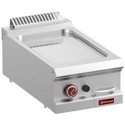 Plaque de cuisson gaz lisse chrome dur, module 1/2  -Top- - Diamond - G7/PLCD4T-N