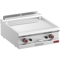 Plaque de cuisson gaz lisse chrome dur, module 1/1  -Top- - Diamond - G7/PLCD7T-N