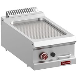 Plaque de cuisson gaz rainur&eacute;e, module 1/2  -Top- - Diamond - G7/PR4T-N