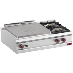 Cuisini&egrave;re 2 feux vifs, taque coup de feu gaz-Top- - Diamond - G7/T2B11T-N