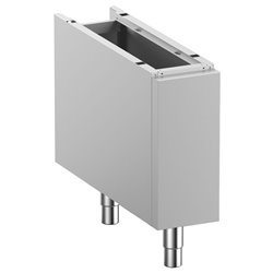 Soubassement ferm&eacute; sur pieds inox r&eacute;glables - Diamond - N7/BA2C-RN