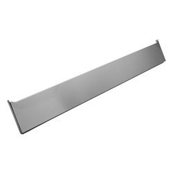 Plinthe frontale en inox, 1600 mm - Diamond - A9/PF16-N