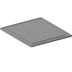Plaque lisse ACIER INOX 1 br&ucirc;leur - Diamond - A9/PL1B-N