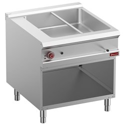 Bain-marie &eacute;lectrique 8x GN 1/3-150 mm, armoire ouverte - Diamond - E9/BMA8-N