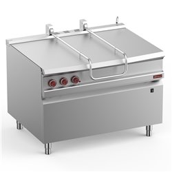 Sauteuse basculante &eacute;lectrique, cuve inox 120 lit. sur meuble - Diamond - E9/BRI12-N