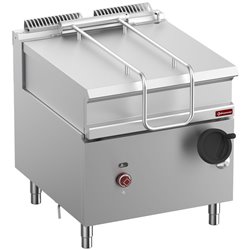 Sauteuse basculante &eacute;lectrique, cuve inox 80lit. sur meuble - Diamond - E9/BRI8-N