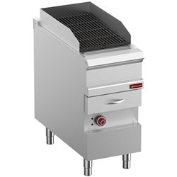 Grill Vapeur &eacute;lectrique, grille en fonte "double face", module 1/2 - Diamond - E9/GVQA4-N