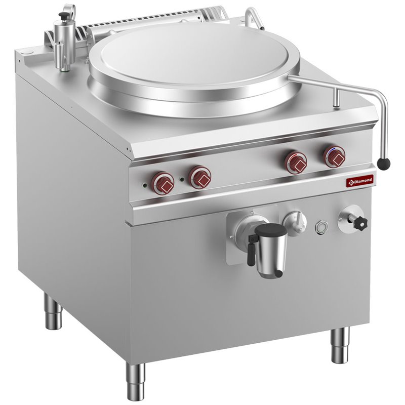 Marmite &eacute;lectrique, cuve 100 lit. chauffage indirect, sur meuble - Diamond - E9/M10I8-N