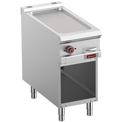 Plaque de cuisson rainur&eacute;e &eacute;lectrique module 1/2, armoire ouverte - Diamond - E9/PRA4-N