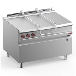 Sauteuse basculante gaz, cuve inox 120 lit. sur meuble - Diamond - G9/BRI12-N