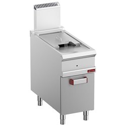 Friteuse gaz 1 cuve 18 lit. (18 kW) sur meuble ferm&eacute; - Diamond - G9/F18A4-N