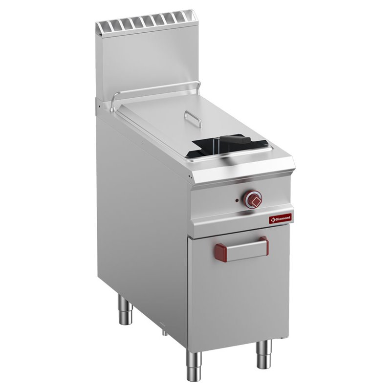 Friteuse gaz 1 cuve "Y"  21 lit. (21 kW) sur meuble ferm&eacute; - Diamond - G9/F21A4-NY