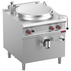 Marmite gaz, cuve 100 lit. chauffage indirect, sur meuble - Diamond - G9/M10I8-N