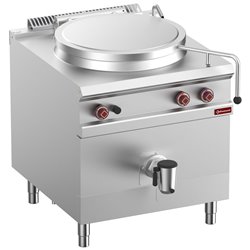 Marmite gaz, cuve 150 lit. chauffage direct, sur meuble - Diamond - G9/M15D8-N