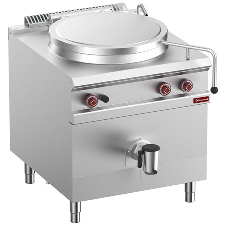 Marmite gaz, cuve 150 lit. chauffage direct, sur meuble - Diamond - G9/M15D8-N