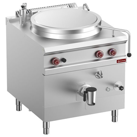 Marmite gaz, cuve 150 lit. chauffage indirect, sur meuble - Diamond - G9/M15I8-N