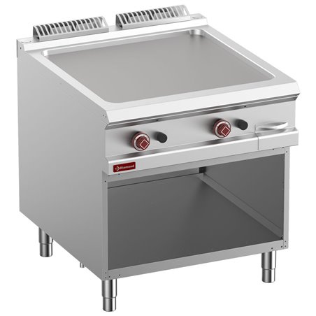 Plaque de cuisson lisse gaz module 1/1, armoire ouverte - Diamond - G9/PLA8-N