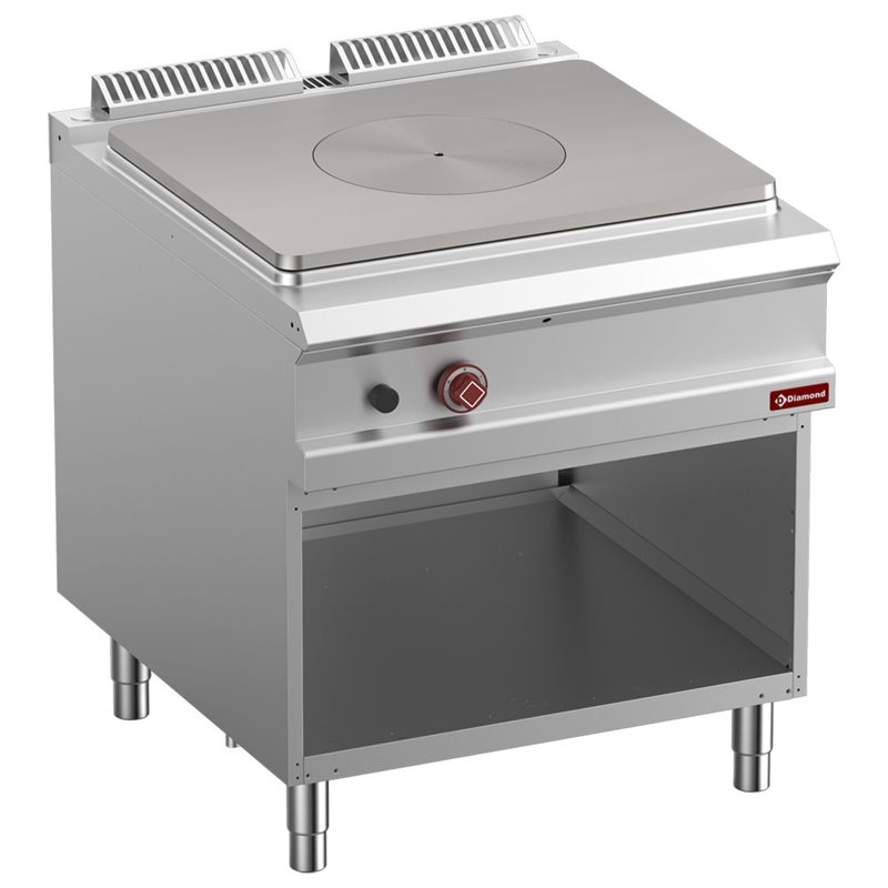 Fourneau taque coup de feu gaz, armoire ouverte - Diamond - G9/TA8-N