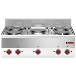 Cuisini&egrave;re &eacute;lectrique 5 plaques -Top- - Diamond - E60/5P9T-N