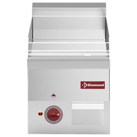 Plaque de cuisson &eacute;lectrique, surface lisse "chrome" -Top- - Diamond - E60/PLCD3T-N