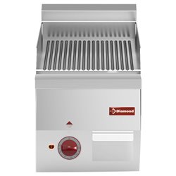 Plaque de cuisson &eacute;lectrique, surface rainur&eacute;e -Top- - Diamond - E60/PR3T-N